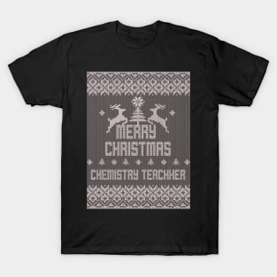 Merry Christmas CHEMISTRY TEACHER T-Shirt